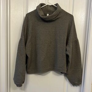 Lululemon Athletica Gray Turtleneck Sweater